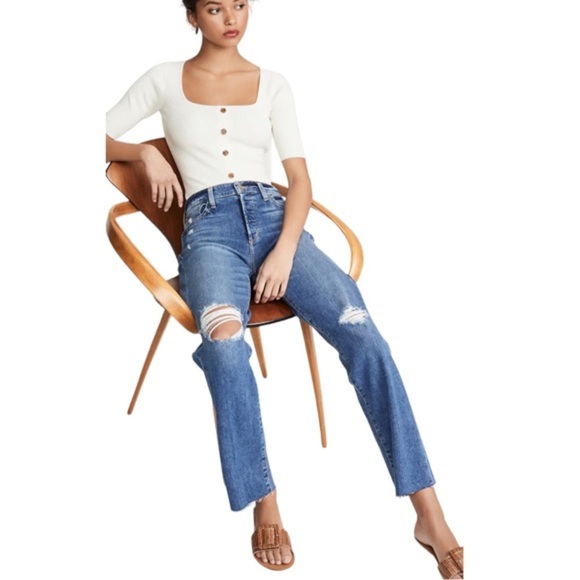 Joe's Jeans The Niki Boyfriend Jeans with Raw Hem Size 25 - Picture 3 of 16